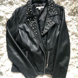 Faux Leather Jacket